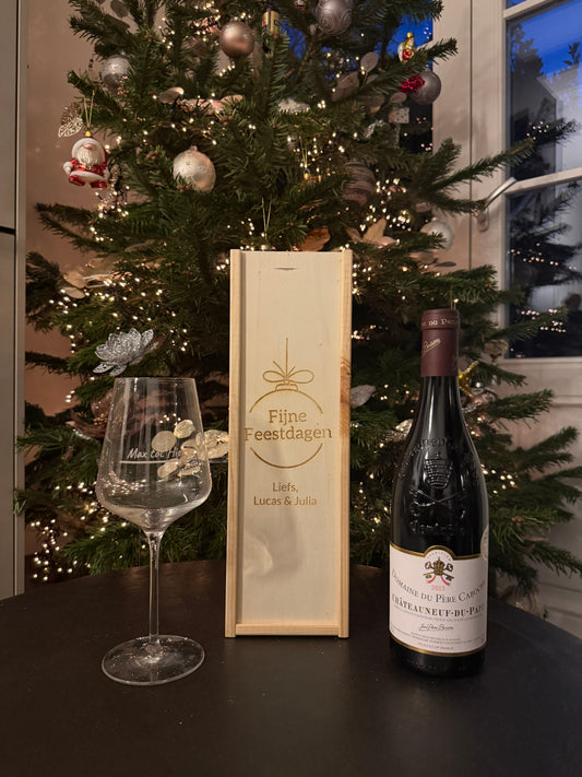 Houten Wijnkist – Inclusief Gratis Gravering