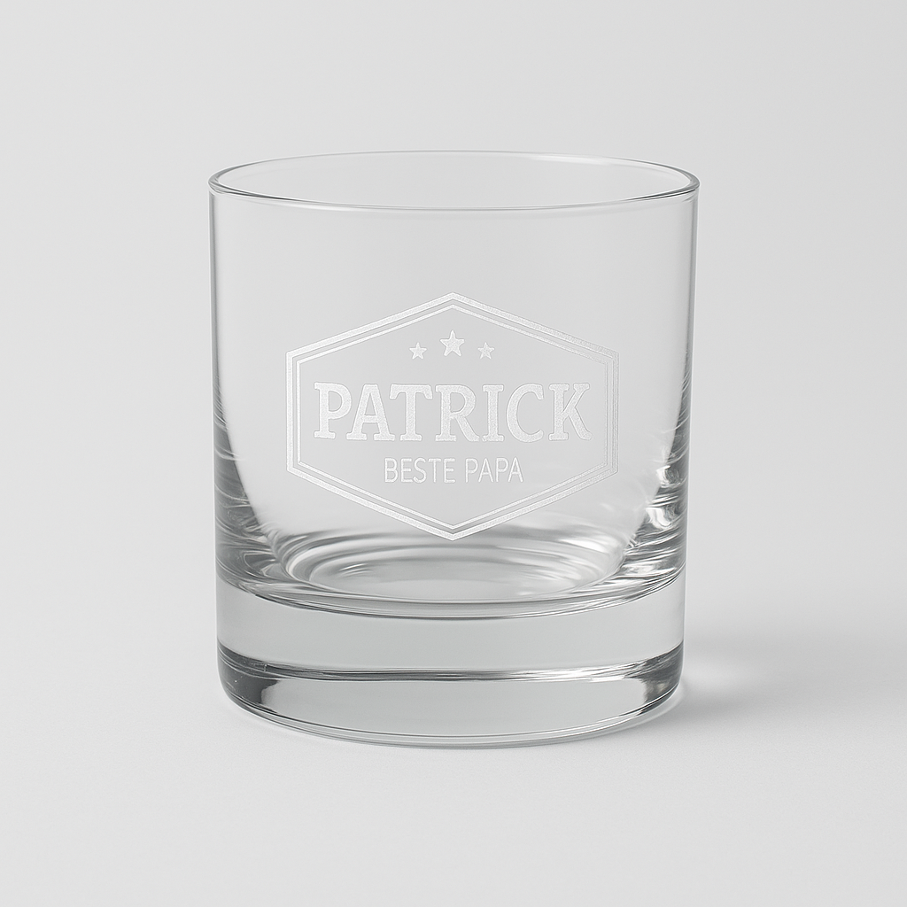 Whiskey glas graveren