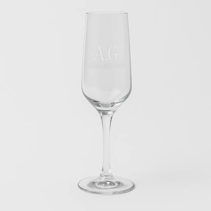 Champagneglas graveren