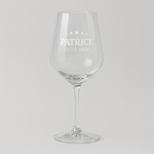 Wijnglas graveren